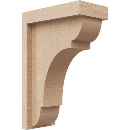 Ekena Millwork 3"W x 6"D x 9"H Classic Bryant Rough Cedar Woodgrain TimberThane Corbel, Primed Tan CORUR03X06X09BRYRCPR